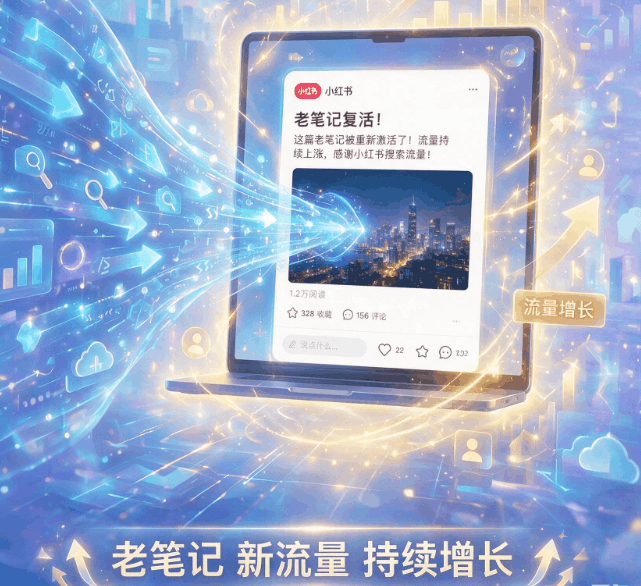 老笔记也能流量复活,半年前的干货重新进池持续获客