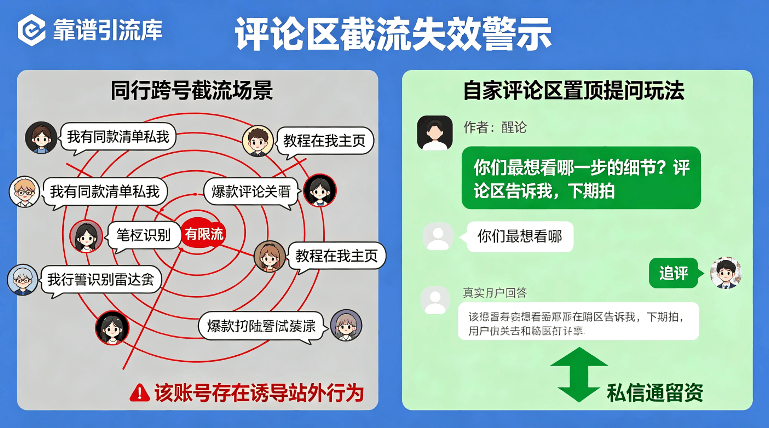 评论区截流死了,提问追粉活了,给三套置顶提问模板