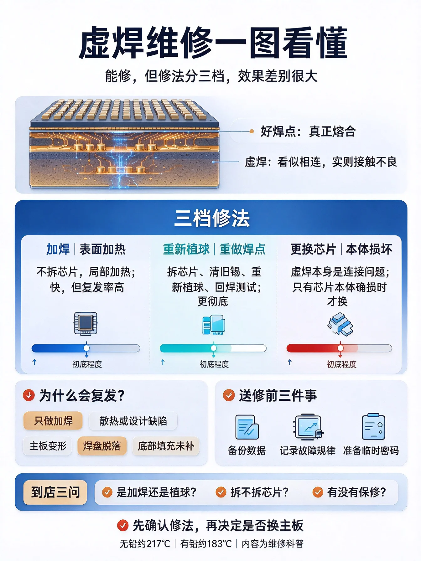 什么是虚焊？虚焊能修好吗，修完还会复发吗